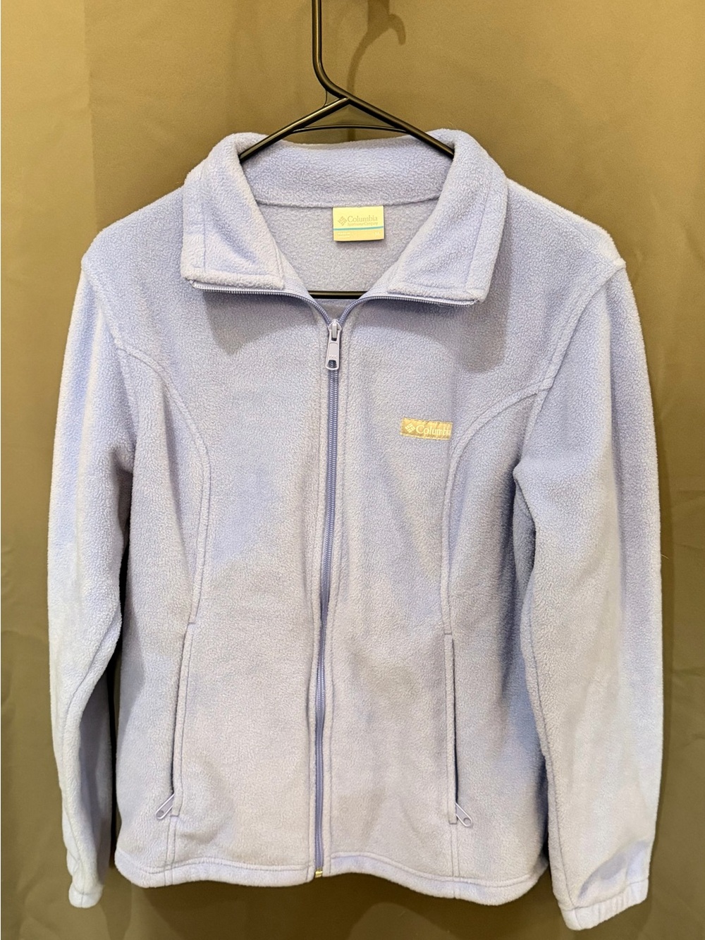 Columbia Women's Lavender Full-Zip Teddy Fleece Jacket